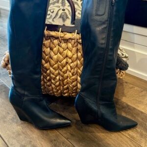 Nine West Black Knee Boot